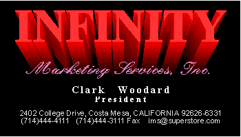 The President's Business Card